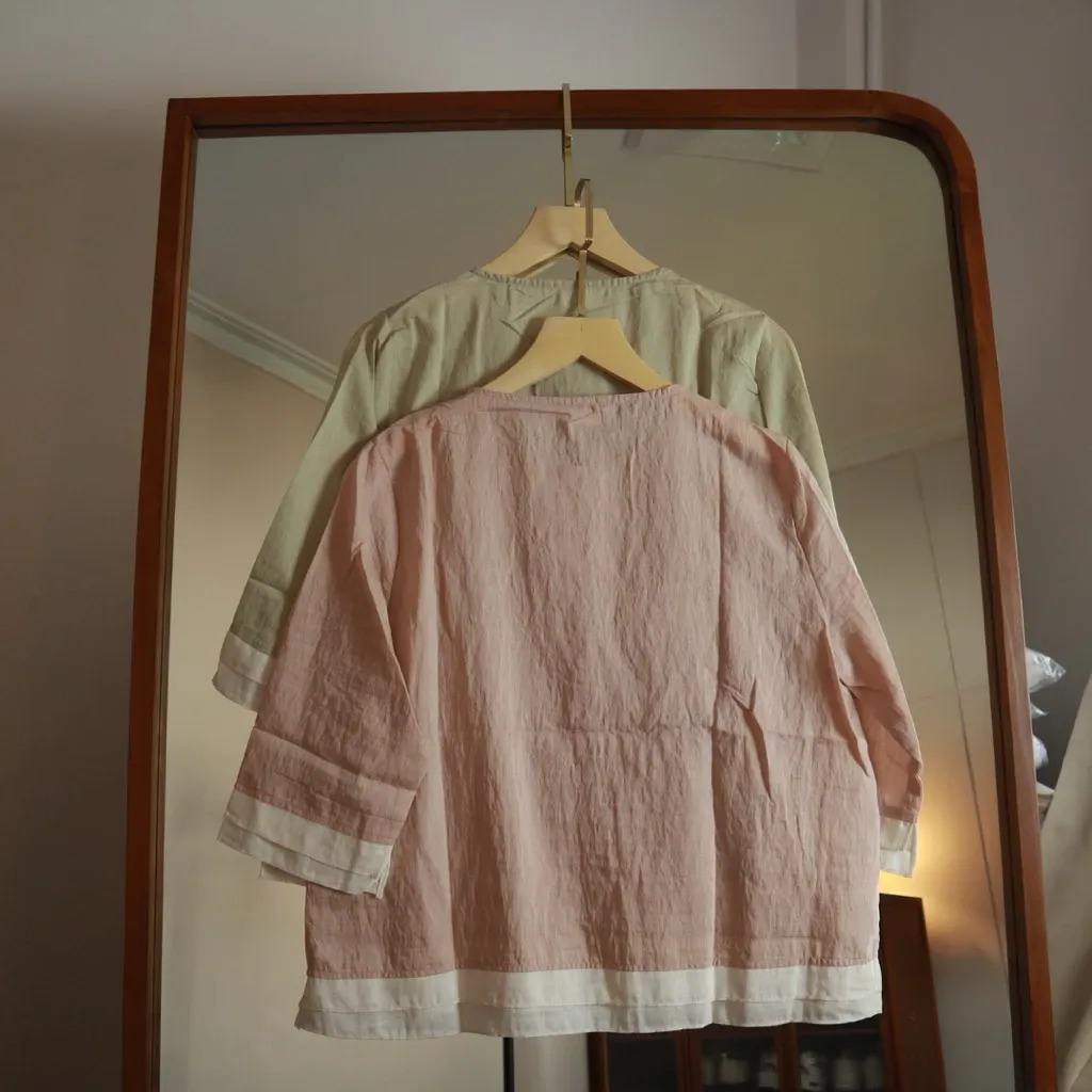 Noura Shirt Top Atasan Kemeja Cewek Bordir - View 5